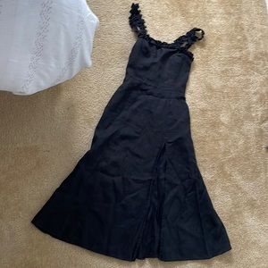 Reformation linen midi dress